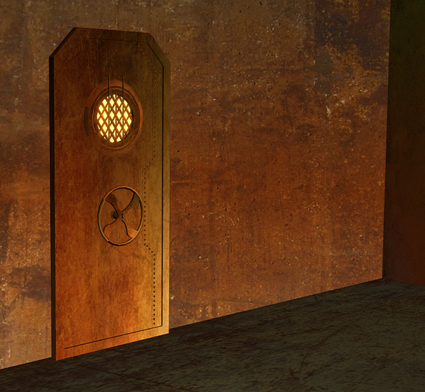 El arte de las puertas. Steampunk-door